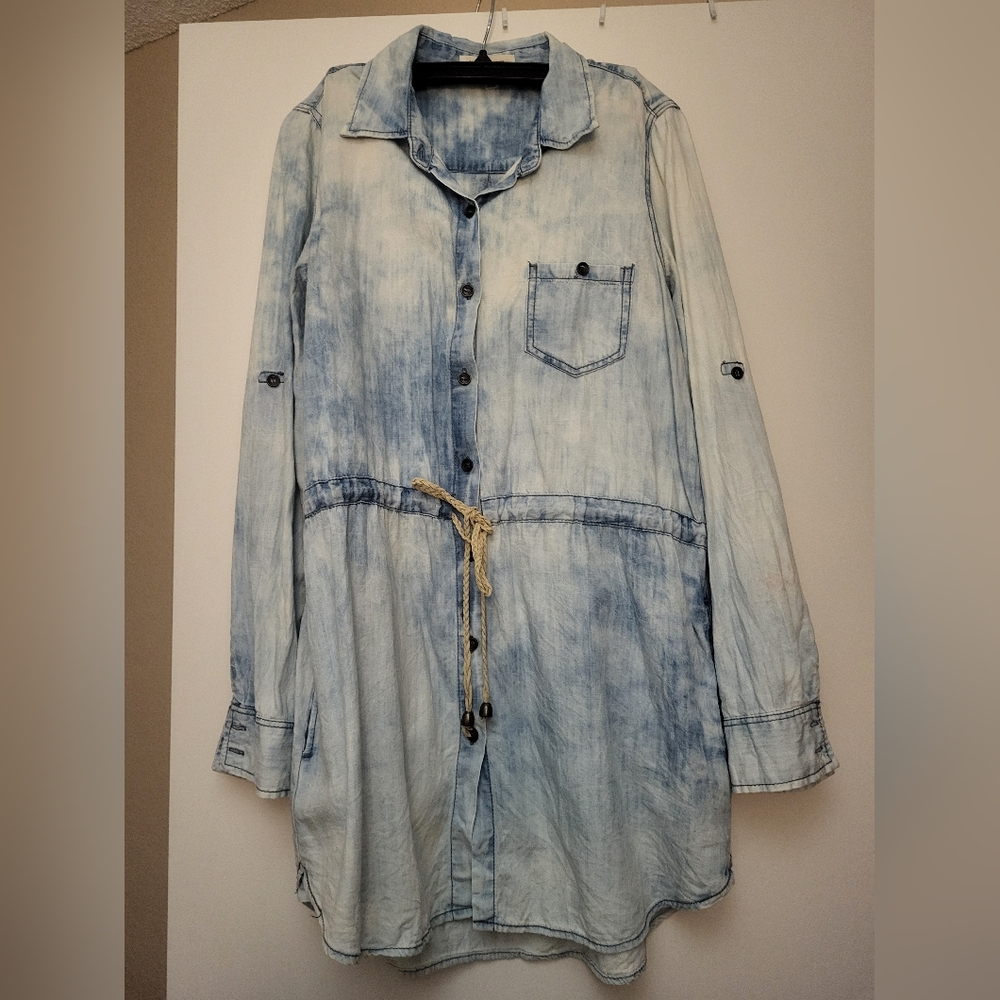 Life in progress denim tunic